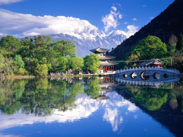 Black Dragon Pool Lijiang Yunnan China